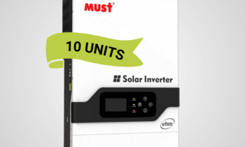 MUST 3KW 80AMP/MPPT 24V INVERTER BULK DEAL